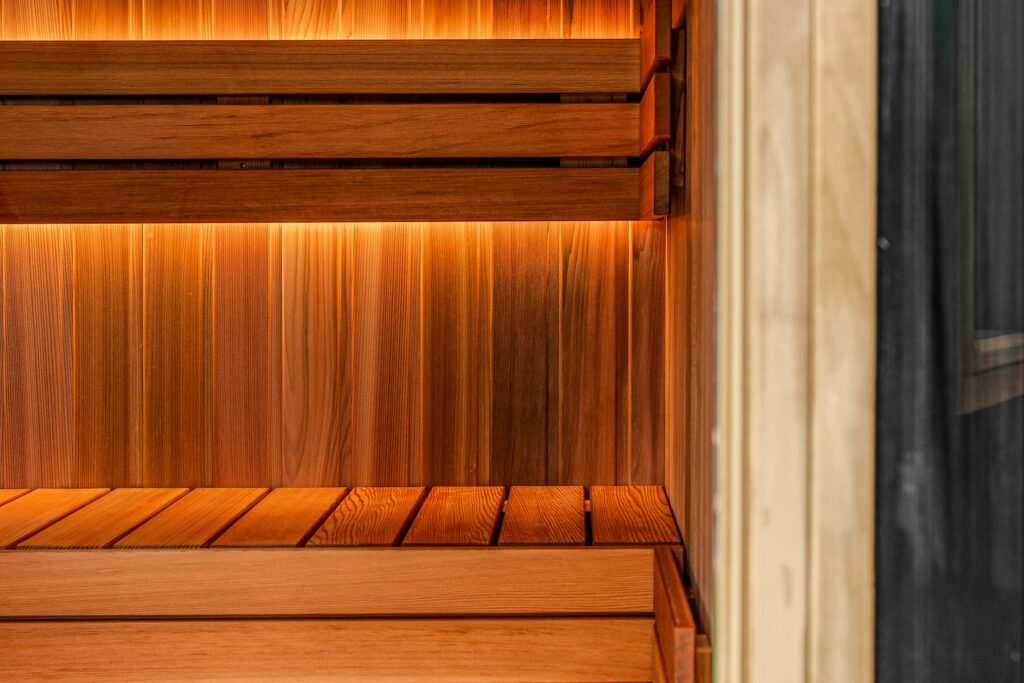 View from front door of Natalie sauna