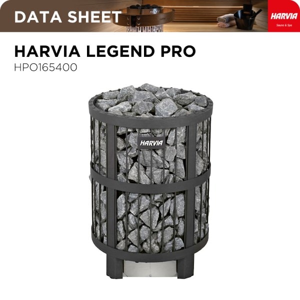 Harvia Legend Pro PO165 - Datasheet