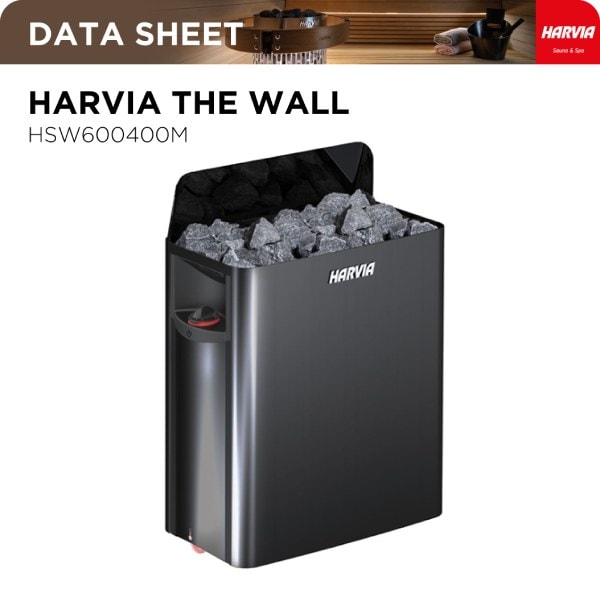 Harvia The Wall SW60 Black Steel – Datasheet