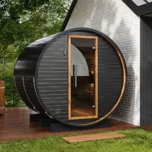 Thermo Barrel Outdoor Sauna - Ignite Halo